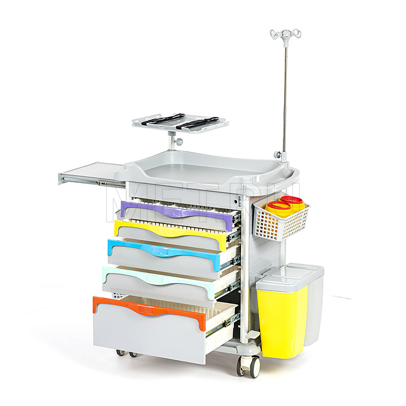 МЕТ PSC-170 Стол реаниматолога с цветовой кодировкой MET